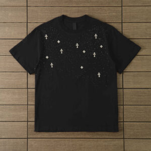Chrome Hearts Cross Dotted T-shirt - Black