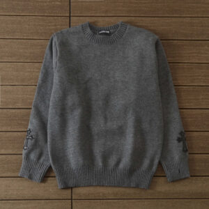 Chrome Hearts Cross Sleeves Sweatshirt - Grey