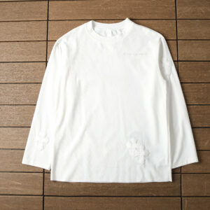 Chrome Hearts Cross Sleeves Sweatshirt - White