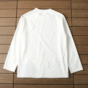 Chrome Hearts Cross Sleeves Sweatshirt - White.