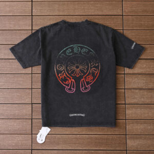 Chrome Hearts Dotted Logo T-shirt - Black.
