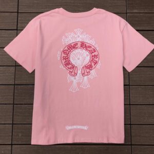 Chrome Hearts Logo T-shirt - Pink.