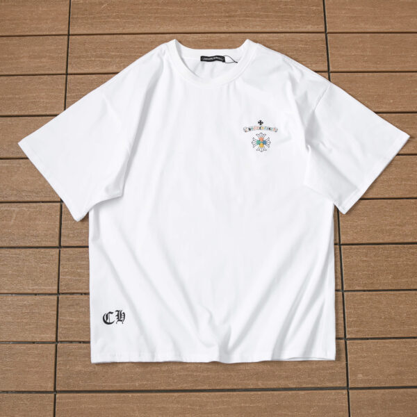 Chrome Hearts MultiColor Logo T-shirt - White