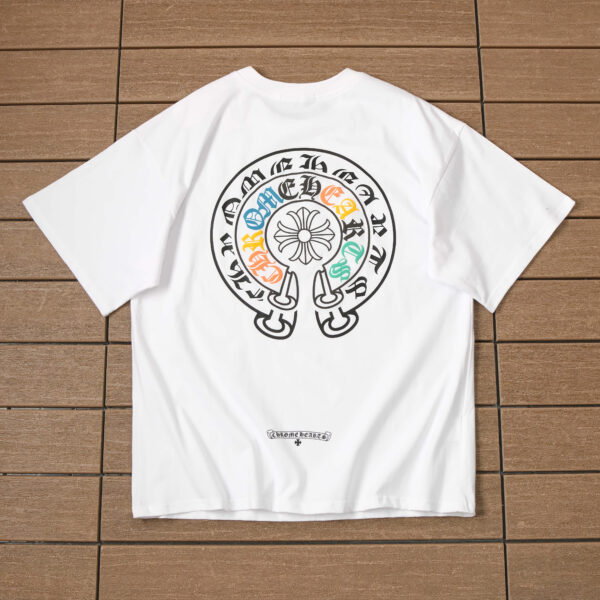 Chrome Hearts MultiColor Logo T-shirt - White