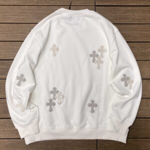 Chrome Hearts Multiple Cross Sweatshirt - White.