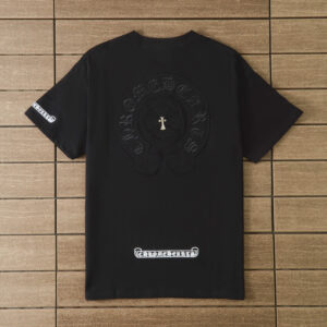 Chrome Hearts Plain Logo T-shirt - Black