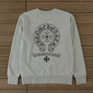 Chrome Hearts Plain Sweatshirt - Grey.