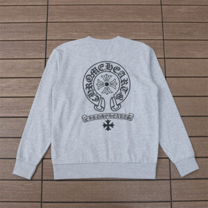 Chrome Hearts Plain Sweatshirt - Light Grey.