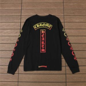 Chrome Hearts Printed Sleeves Sweatshirts - Black.