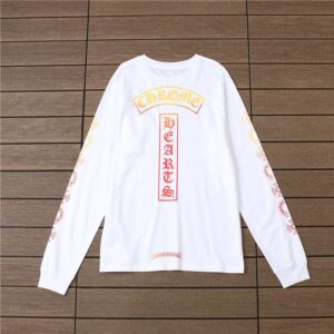 Chrome Hearts Printed Sleeves Sweatshirts - White.