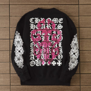 Chrome Hearts Sleeves Logo Sweatshirt - Black.