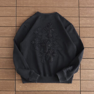 Chrome Hearts Triple Cross Sweatshirt - Black.