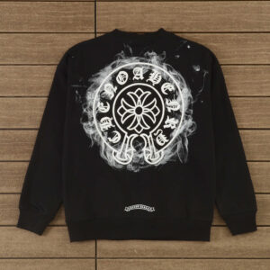 Chrome Hearts White Logo Sweatshirt - Black.